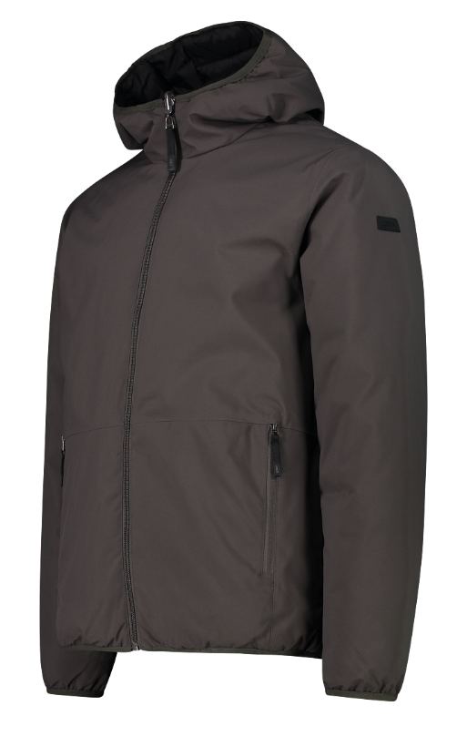 CMP MAN REVERSE JACKET FIX HOOD Herren Wendejacke